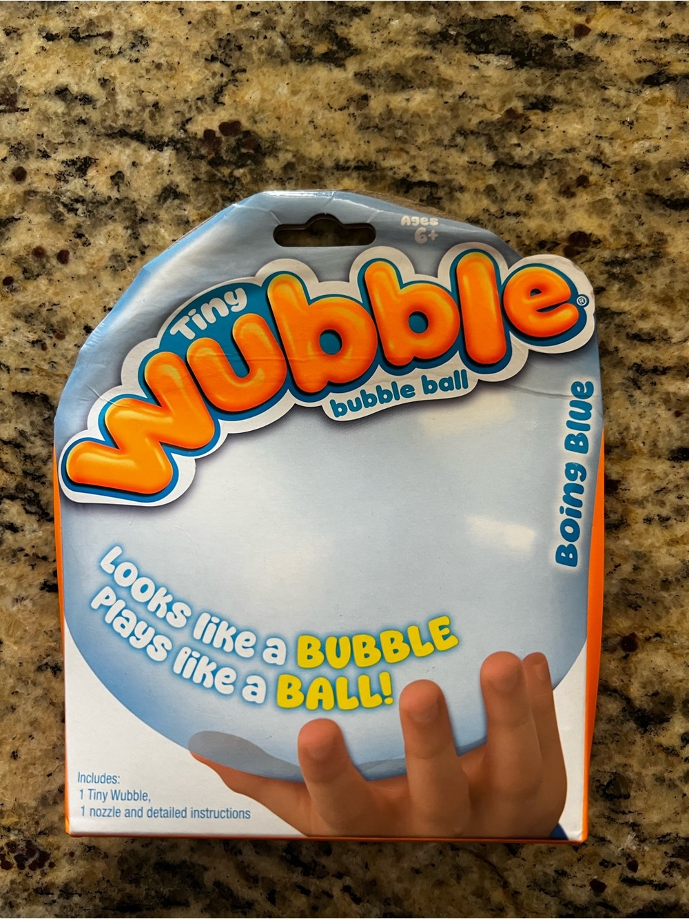 Tiny Wubble Bubble Make Your Own Needoh Viral TikTok boing blue**damaged box**